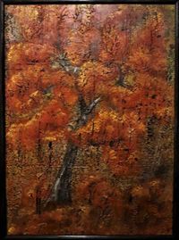 autumn-tree 50x70cm, acryl